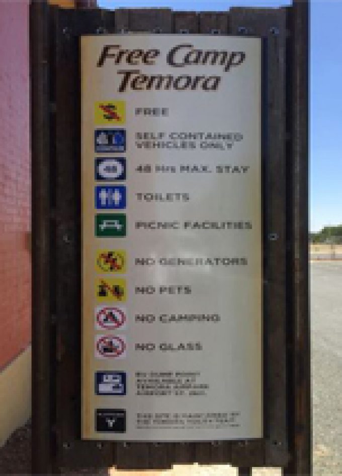 Temora Railway Station Free Camp (FC)