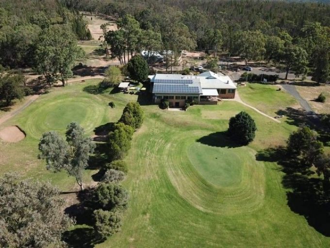 Coonabarabran Golf Club Aerial View