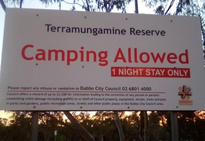 Terramungamine-Reserve-Sign