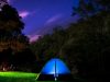 Webbs-Break-Campground-Tent-Site-At-Night